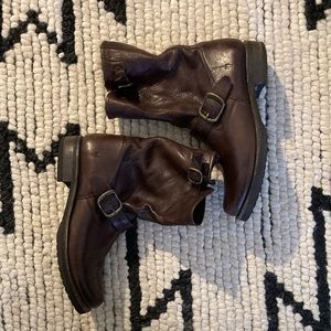 Frye Brown Motorcycle Boots